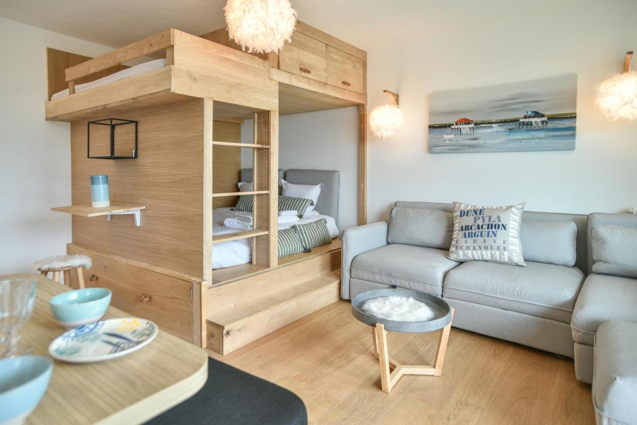 Superbe Studio En 1Ere Ligne En Plein Coeur D'Arcachon Exterior foto