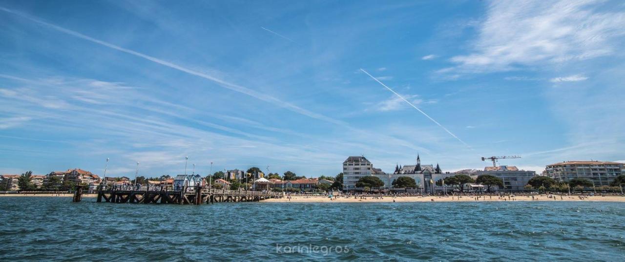 Superbe Studio En 1Ere Ligne En Plein Coeur D'Arcachon Exterior foto